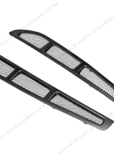 Exotic Car Gear Carbon Fiber 1-Pair OEM Rear Window Louvers Set Ferrari F430 Spider/16M                                     - ECG-FER-430RWLS - Image 3