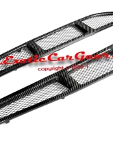 Exotic Car Gear Carbon Fiber 1-Pair OEM Rear Window Louvers Set Ferrari F430 Spider/16M                                     - ECG-FER-430RWLS - Image 3