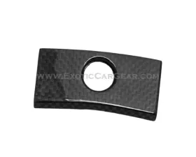 Exotic Car Gear Carbon Fiber 1-Hole Center Console Switch Panel Ferrari 458
