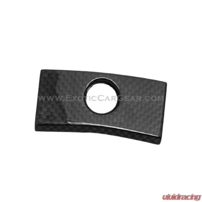 Exotic Car Gear Carbon Fiber 1-Hole Center Console Switch Panel Ferrari 458 - ECG-FER-458CS1