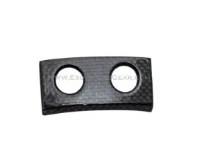Exotic Car Gear Carbon Fiber 2-Holes Center Console Switch Panel Ferrari 458