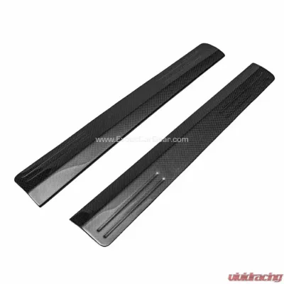 Exotic Car Gear Carbon Fiber 1-Pair Door Sills w/o Script Ferrari 458 - ECG-FER-458DSB