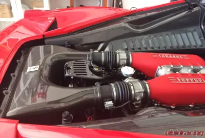 Exotic Car Gear Carbon Fiber 7pc Engine Bay Set Ferrari 458 Italia/Speciale - ECG-FER-458EBC7