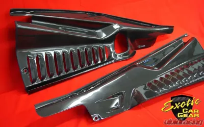 Exotic Car Gear Carbon Fiber 2pc Engine Bay Panels Ferrari 458 - ECG-FER-458EBPC