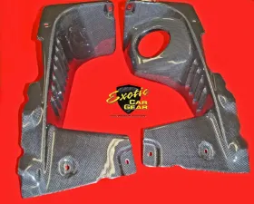 Exotic Car Gear Carbon Fiber 4pc Engine Panels Ferrari 458 Spider/Speciale