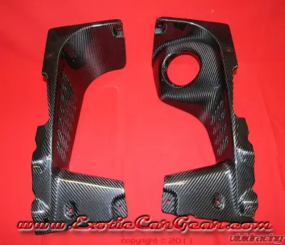 Exotic Car Gear Carbon Fiber 4pc Engine Panels Ferrari 458 Spider/Speciale - ECG-FER-458EBPS