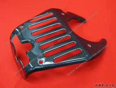 Exotic Car Gear Carbon Fiber 6pc Engine Bay Set Ferrari 458 Spider/Speciale - ECG-FER-458EBS6