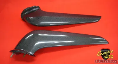 Exotic Car Gear Carbon Fiber 1-Pair Front Bumper Spoiler Wings Ferrari 458 - ECG-FER-458FBW