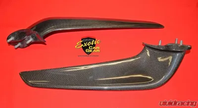 Exotic Car Gear Carbon Fiber 1-Pair Front Bumper Spoiler Wings Ferrari 458 - ECG-FER-458FBW
