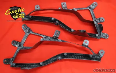 Exotic Car Gear Carbon Fiber 1-Pair Rear Fog Light Trim Ferrari 458 - ECG-FER-458RFT