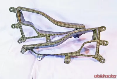 Exotic Car Gear Carbon Fiber 1-Pair Rear Fog Light Trim Ferrari 458 - ECG-FER-458RFT