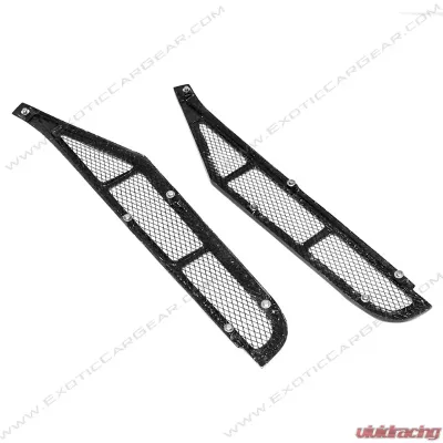 Exotic Car Gear Carbon Fiber 1-Pair Rear Engine Bay Louvers Ferrari 458 - ECG-FER-458RL