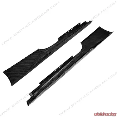 Exotic Car Gear Carbon Fiber 1-Pair OEM Side Skirts Ferrari 458 - ECG-FER-458SS