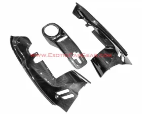 Exotic Car Gear Carbon Fiber 3pc Engine Bay Set Ferrari 488 Spider