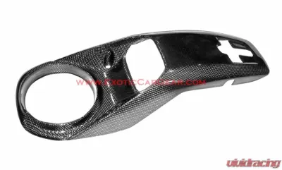 Exotic Car Gear Carbon Fiber Center Engine Cover Lock Plate Ferrari 488 GTB/Spider - ECG-FER-488LC