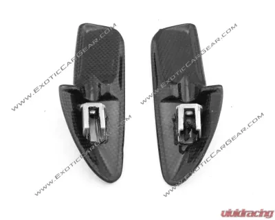 Exotic Car Gear Carbon Fiber 1-Pair Replacement Outer Door Handles Ferrari 488 GTB/Spider - ECG-FER-488ODH