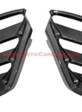 Exotic Car Gear Carbon Fiber 1-Pair Rear Engine Lid Louvers Ferrari 488 Spider                                     - ECG-FER-488REVS - Image 4