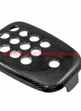 Exotic Car Gear Carbon Fiber Rear Fog Light Cover with Camera Hole for Ferrari 488 GTB/Spider                                     - ECG-FER-488RFLC - Image 2