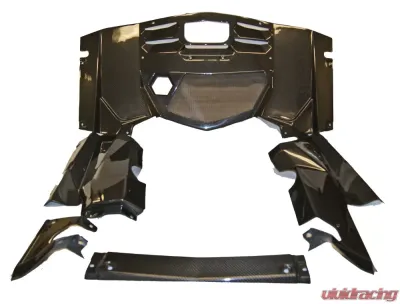 Exotic Car Gear Carbon Fiber 5pc Engine Bay Panel Set Lamborghini Aventador LP700 - ECG-FER-AVEBP