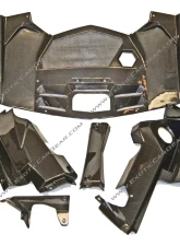 Exotic Car Gear Carbon Fiber 5pc Engine Bay Panel Set Lamborghini Aventador LP700                                     - ECG-FER-AVEBP - Image 2