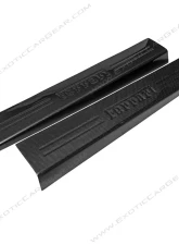 Exotic Car Gear Carbon Fiber 1-Pair Door Sills w/ Embossed Script Ferrari F12 Berlinetta                                     - ECG-FER-F12DS - Image 3