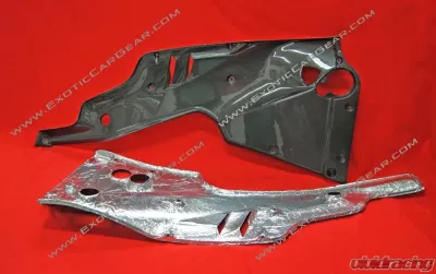 Exotic Car Gear Carbon Fiber Right&Left Engine Cover Panels Ferrari F12 Berlinetta - ECG-FER-F12EBP
