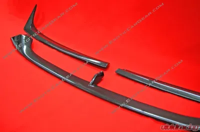 Exotic Car Gear Carbon Fiber 3pc Front Spoiler Lip Set Ferrari F12 Berlinetta - ECG-FER-F12FL3