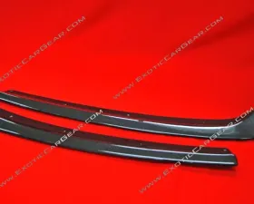 Exotic Car Gear Carbon Fiber Right&Left Front Spoiler Splitter Blades Ferrari F12 Berlinetta
