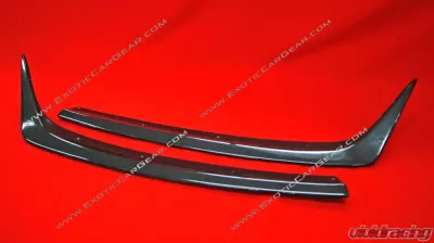 Exotic Car Gear Carbon Fiber Right&Left Front Spoiler Splitter Blades Ferrari F12 Berlinetta - ECG-FER-F12FLB