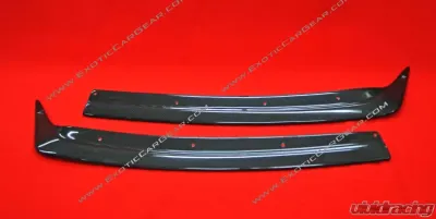 Exotic Car Gear Carbon Fiber Right&Left Front Spoiler Splitter Blades Ferrari F12 Berlinetta - ECG-FER-F12FLB