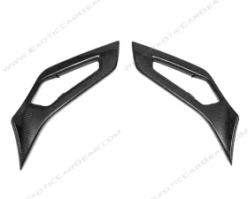 Exotic Car Gear Carbon Fiber 1-Pair Inner Door Panel Pull Trim Lamborghini Aventador LP700