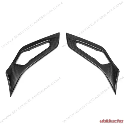 Exotic Car Gear Carbon Fiber 1-Pair Inner Door Panel Pull Trim Lamborghini Aventador LP700 - ECG-LAM-AVDPT