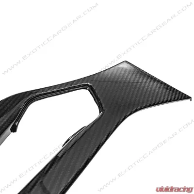 Exotic Car Gear Carbon Fiber 1-Pair Inner Door Panel Pull Trim Lamborghini Aventador LP700 - ECG-LAM-AVDPT