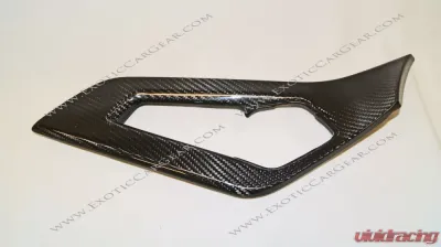 Exotic Car Gear Carbon Fiber 1-Pair Inner Door Panel Pull Trim Lamborghini Aventador LP700 - ECG-LAM-AVDPT