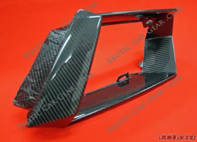 Exotic Car Gear Carbon Fiber 1-Pair Front Bumper Air Intake Finishers Lamborghini Aventador LP700 - ECG-LAM-AVFBF
