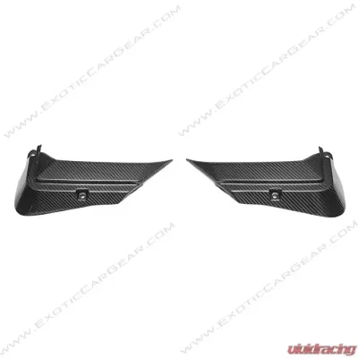 Exotic Car Gear Carbon Fiber 1-Pair Small Front Hood Vents Lamborghini Aventador LP700 - ECG-LAM-AVHV