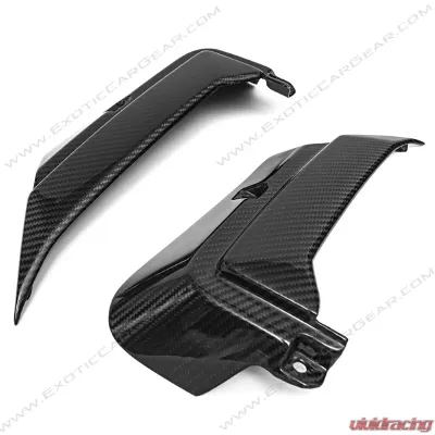Exotic Car Gear Carbon Fiber 1-Pair Small Front Hood Vents Lamborghini Aventador LP700 - ECG-LAM-AVHV