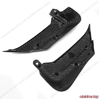 Exotic Car Gear Carbon Fiber 1-Pair Small Front Hood Vents Lamborghini Aventador LP700 - ECG-LAM-AVHV