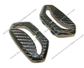 Exotic Car Gear Carbon Fiber 1-Pair Seatbet Pillar Trim Cover Lamborghini Aventador LP700