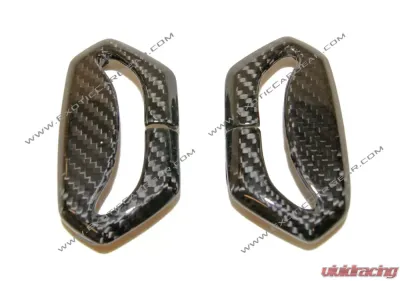 Exotic Car Gear Carbon Fiber 1-Pair Seatbet Pillar Trim Cover Lamborghini Aventador LP700 - ECG-LAM-AVSBT