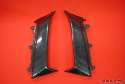 Exotic Car Gear Carbon Fiber 1-Pair Rear Quarter Side Scoop Lamborghini Aventador LP700 - ECG-LAM-AVSS