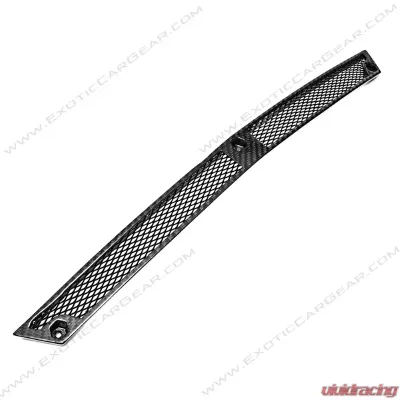Exotic Car Gear Carbon Fiber Front Bumper Lower Grill Center Insert Lamborghini Gallardo - ECG-LAM-GAFGCI