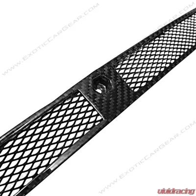 Exotic Car Gear Carbon Fiber Front Bumper Lower Grill Center Insert Lamborghini Gallardo - ECG-LAM-GAFGCI