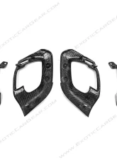 Exotic Car Gear Carbon Fiber 4pc Door Grab Handle Trim Lamborghini Gallardo                                     - ECG-LAM-GAIDHT - Image 2