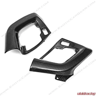 Exotic Car Gear Carbon Fiber 4pc Door Grab Handle Trim Lamborghini Gallardo - ECG-LAM-GAIDHT