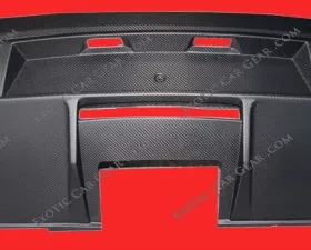 Exotic Car Gear Carbon Fiber Rear Bumper Diffuser Lamborghini Gallardo
