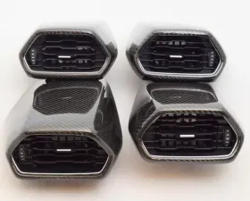 Exotic Car Gear Carbon Fiber 4pc Dash Vent Trim w/ Core Exchange Lamborghini Huracan LP610