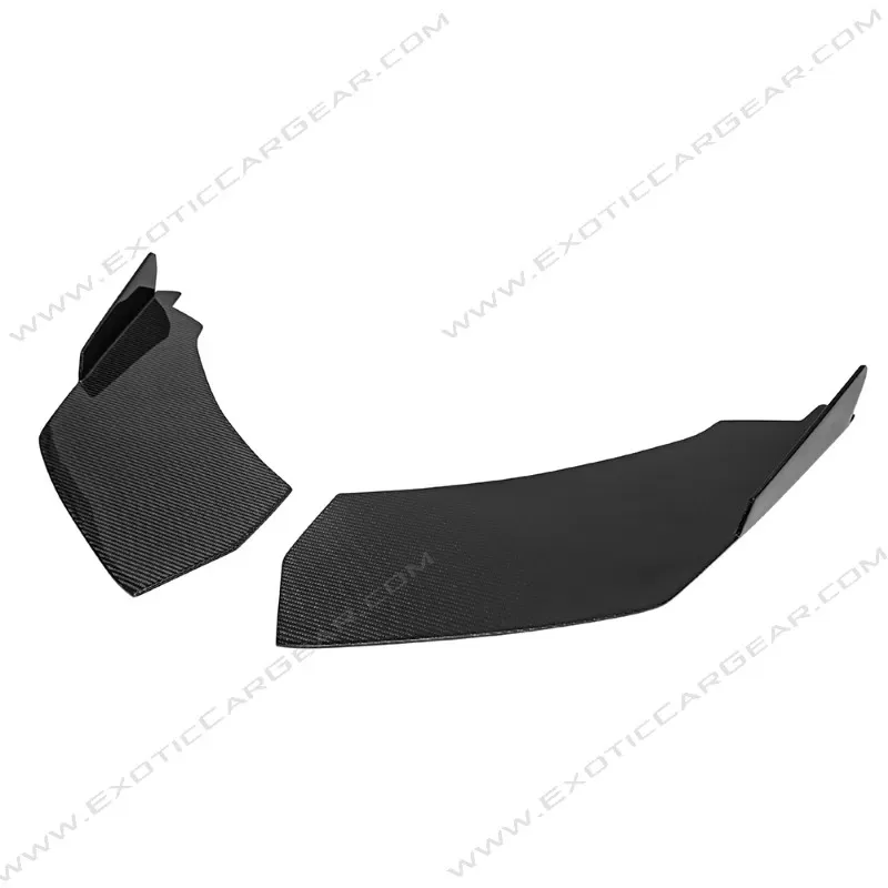 Exotic Car Gear Carbon Fiber 1-Pair Front Bumper Splitters Lamborghini Huracan LP610 - ECG-LAM-HUFLS