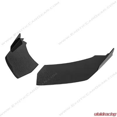 Exotic Car Gear Carbon Fiber 1-Pair Front Bumper Splitters Lamborghini Huracan LP610 - ECG-LAM-HUFLS