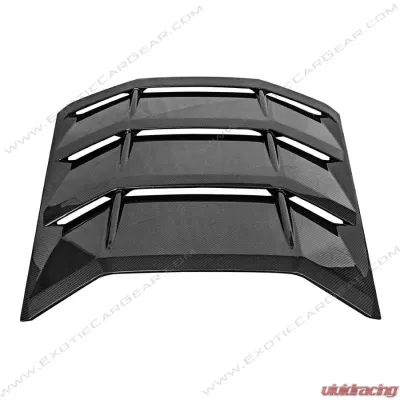 Exotic Car Gear Carbon Fiber Rear Louverd Engine Lid Cover Lamborghini Huracan LP610 - ECG-LAM-HULH